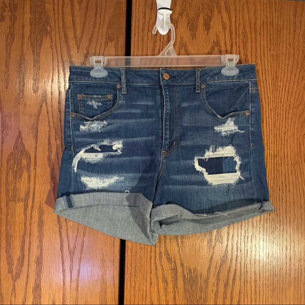 American Eagle Super Hi-Rise Jean Shorts